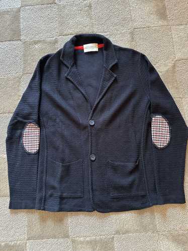 Designer Il Fiorentino Blue Knit Blazer