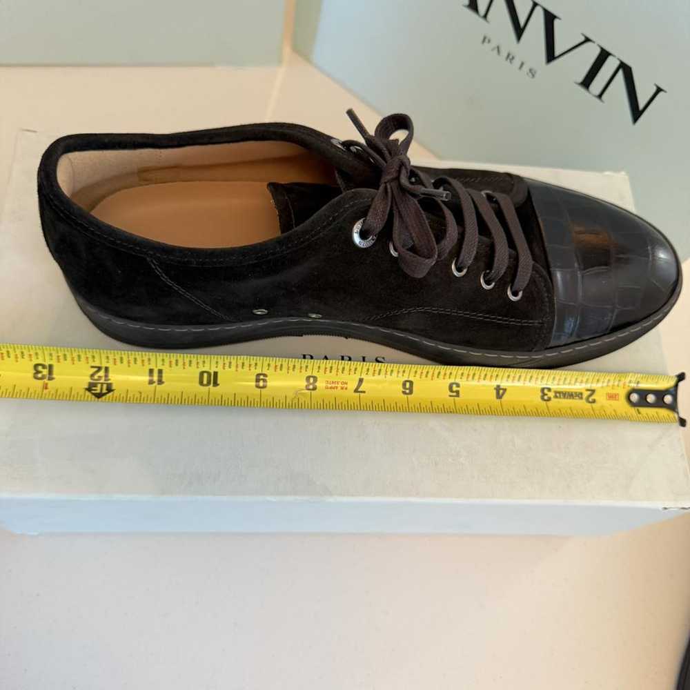 Lanvin Leather low trainers - image 11