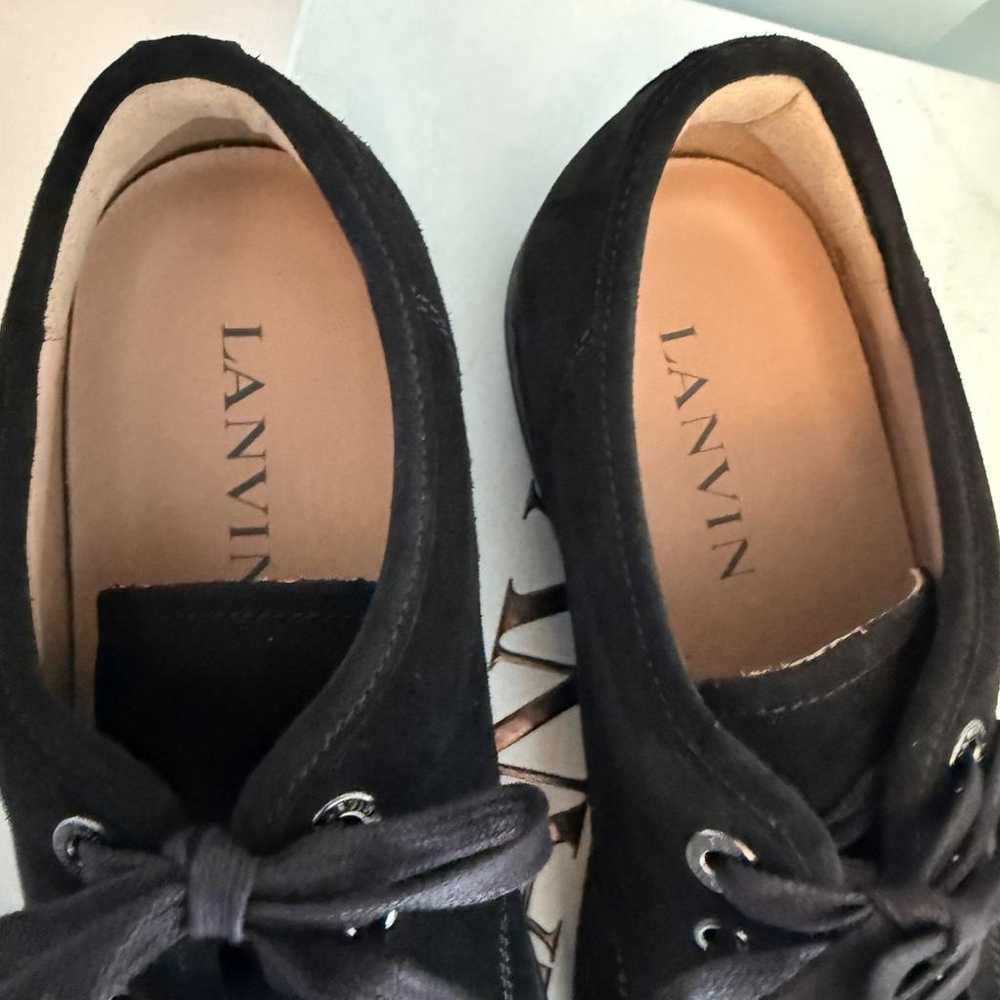 Lanvin Leather low trainers - image 2