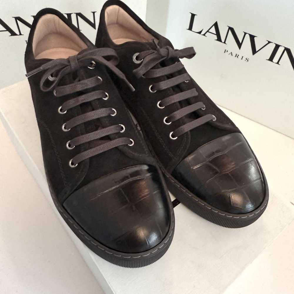 Lanvin Leather low trainers - image 4