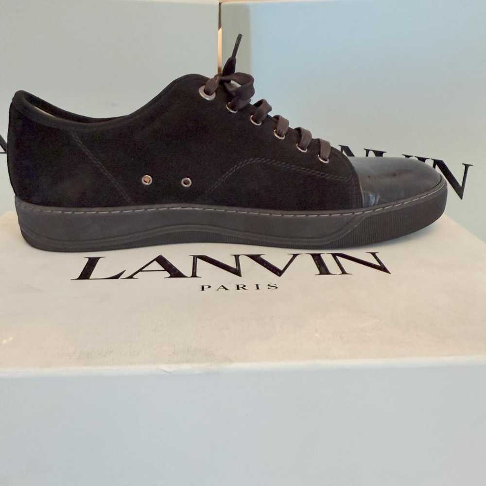 Lanvin Leather low trainers - image 5