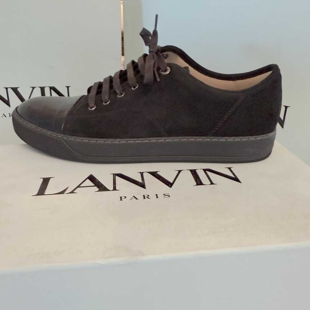 Lanvin Leather low trainers - image 6