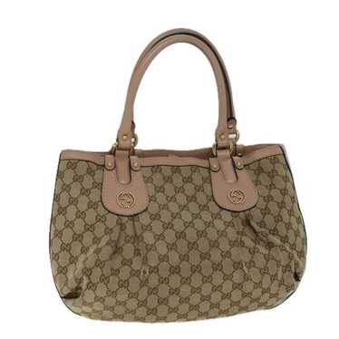 Gucci GUCCI GG Canvas Hand Bag Beige 269953 - image 1