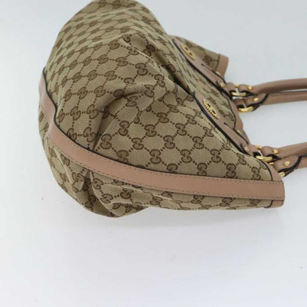 Gucci GUCCI GG Canvas Hand Bag Beige 269953 - image 3