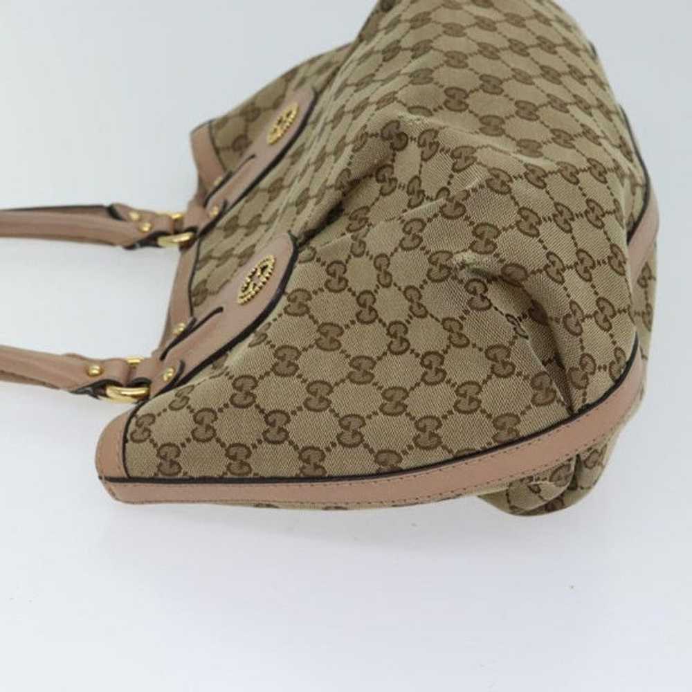 Gucci GUCCI GG Canvas Hand Bag Beige 269953 - image 4