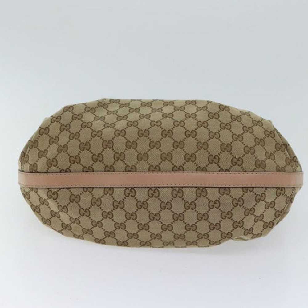 Gucci GUCCI GG Canvas Hand Bag Beige 269953 - image 5