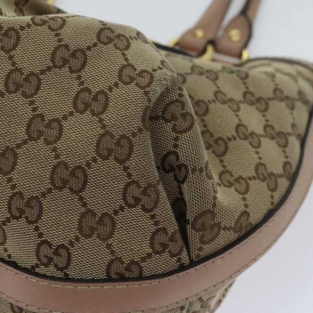 Gucci GUCCI GG Canvas Hand Bag Beige 269953 - image 9