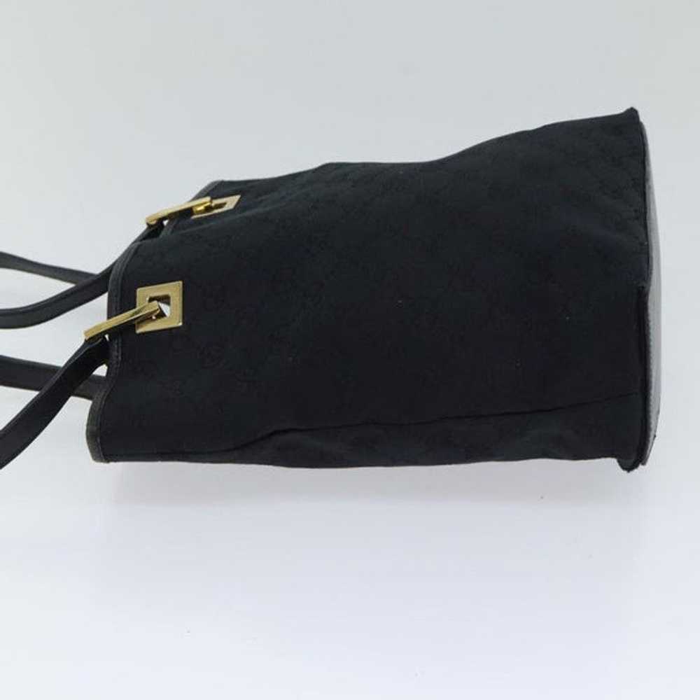 Gucci GUCCI GG Canvas Tote Bag Black - image 4