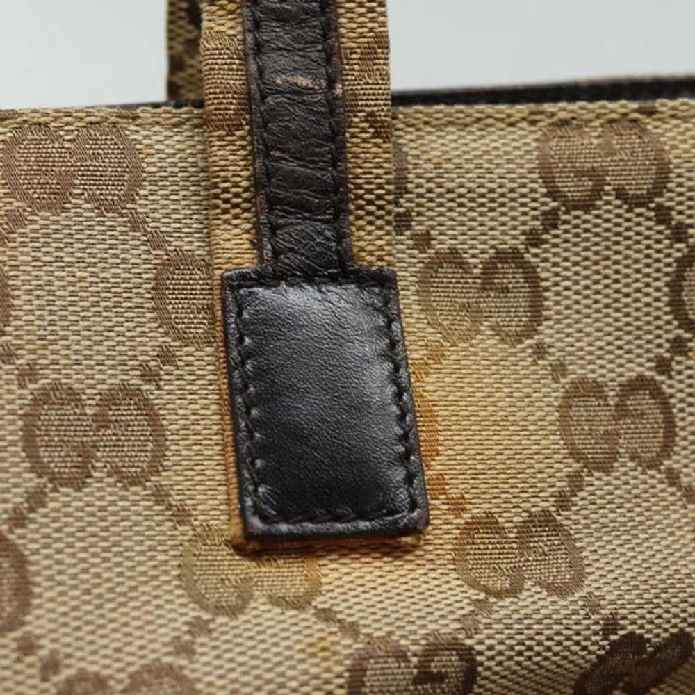 Gucci GUCCI GG Canvas Hand Bag Beige 002 1080 - image 10