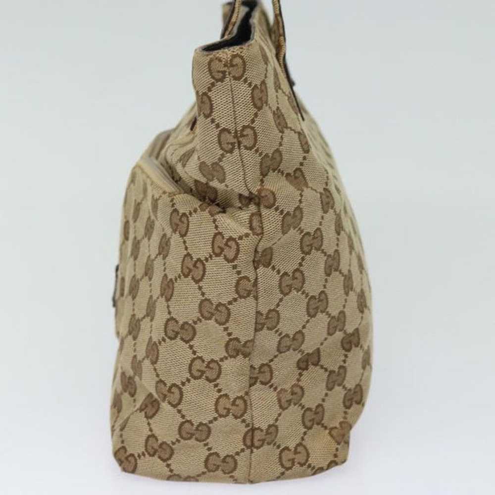 Gucci GUCCI GG Canvas Hand Bag Beige 002 1080 - image 4