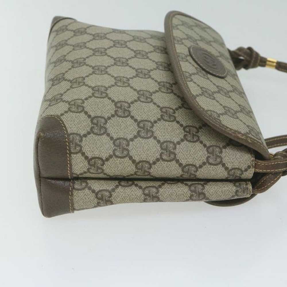 Gucci GUCCI GG Canvas Shoulder Bag PVC Beige Brown - image 3