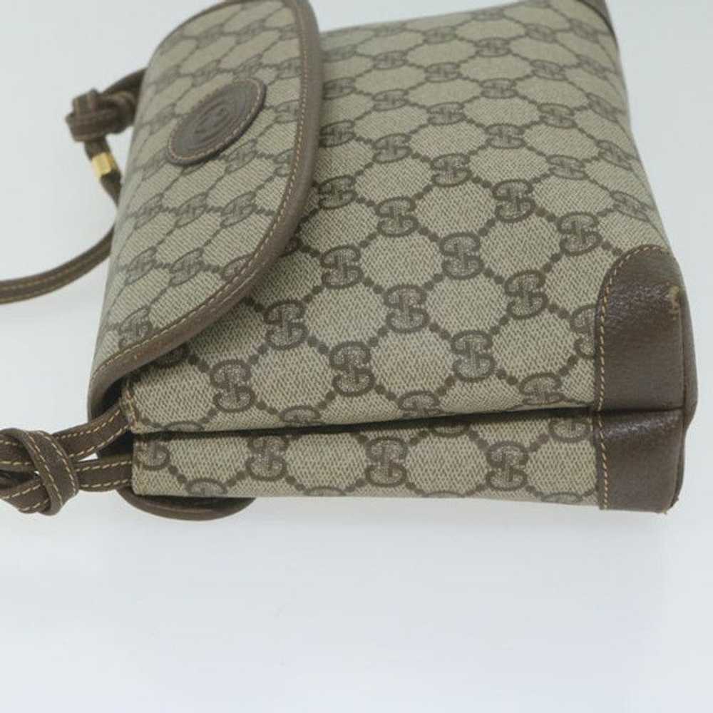 Gucci GUCCI GG Canvas Shoulder Bag PVC Beige Brown - image 4