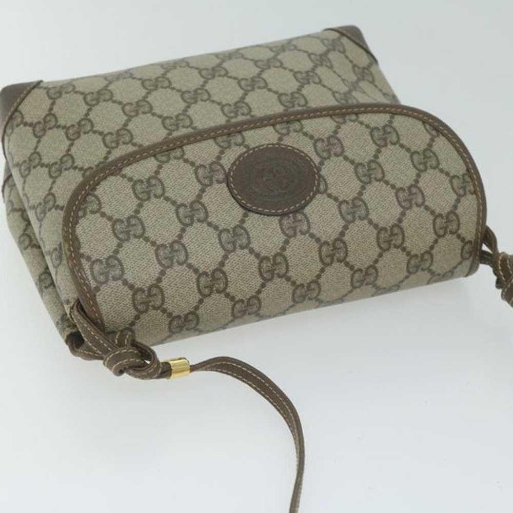 Gucci GUCCI GG Canvas Shoulder Bag PVC Beige Brown - image 6