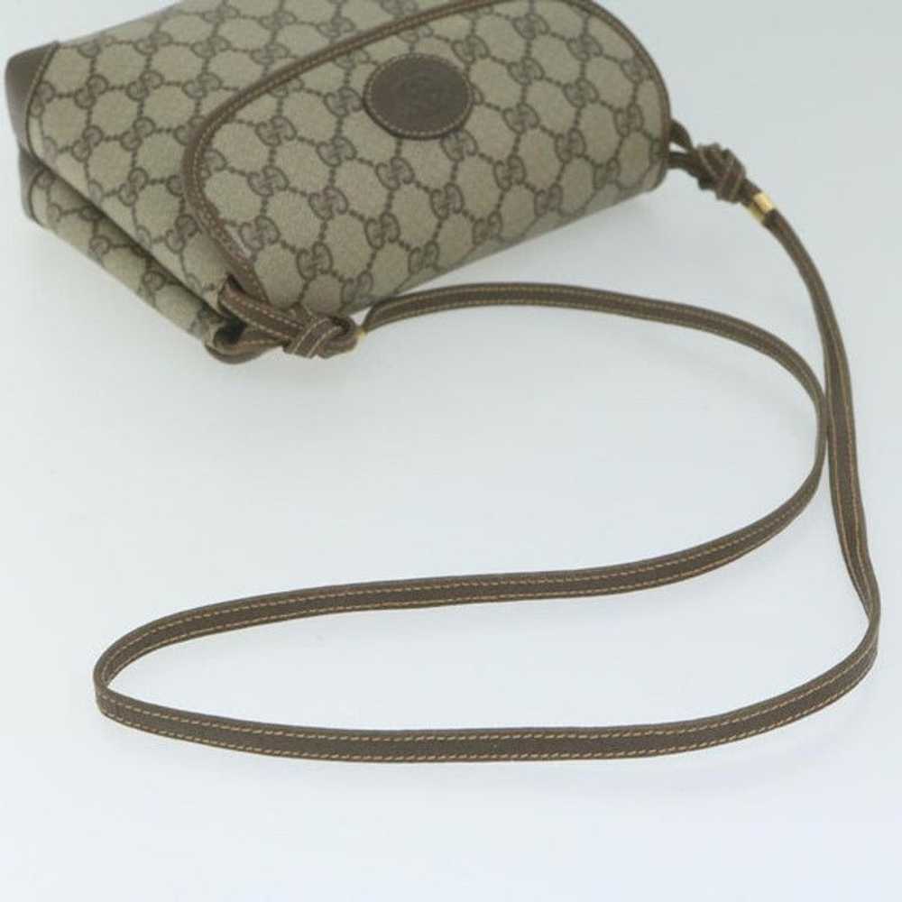 Gucci GUCCI GG Canvas Shoulder Bag PVC Beige Brown - image 7