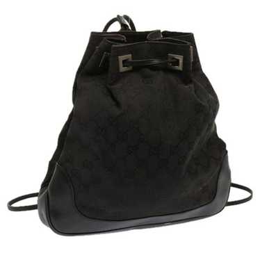 Gucci GUCCI GG Canvas Shoulder Bag Black 001 3812