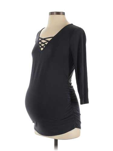 Jessica Simpson Women Black 3/4 Sleeve Top S - image 1