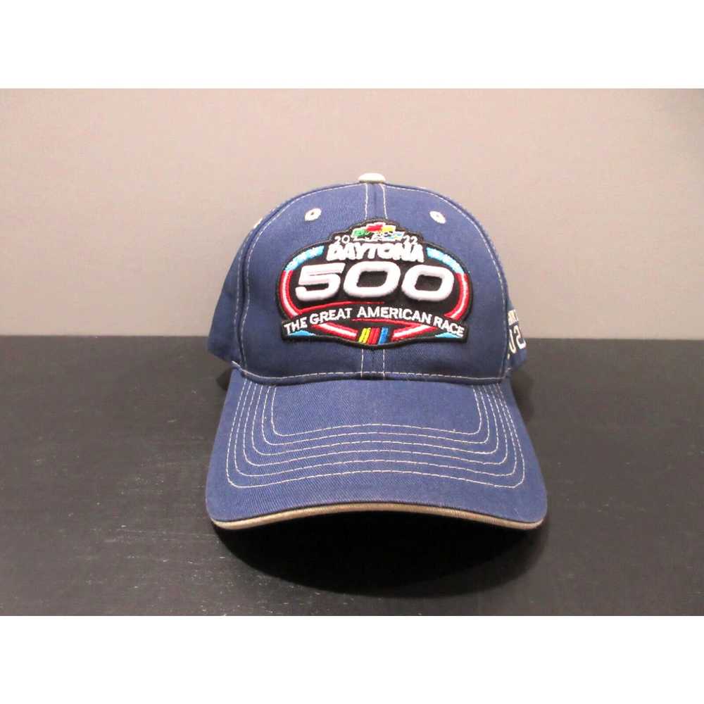 NASCAR Nascar Hat Cap Strap Back Blue White Dayto… - image 1