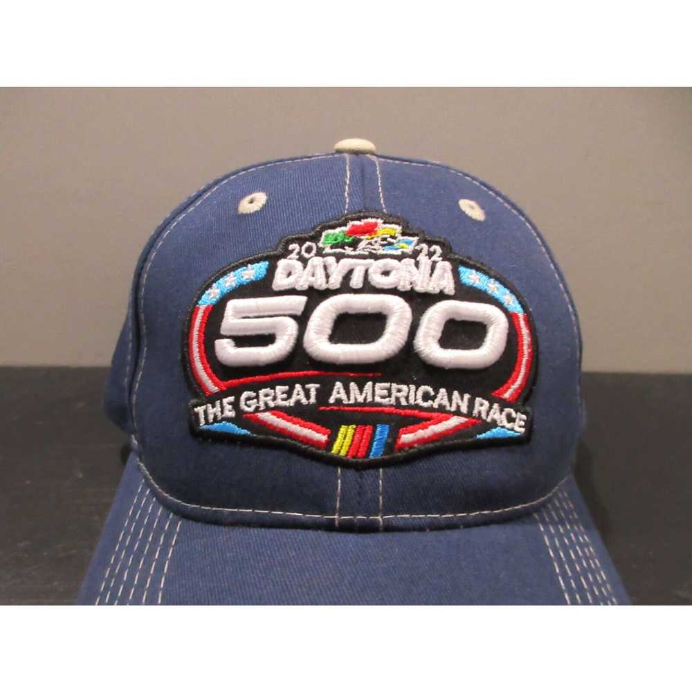 NASCAR Nascar Hat Cap Strap Back Blue White Dayto… - image 2