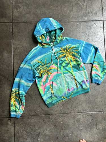 Celine Celine Tropical Island Hoodie w/ double pri