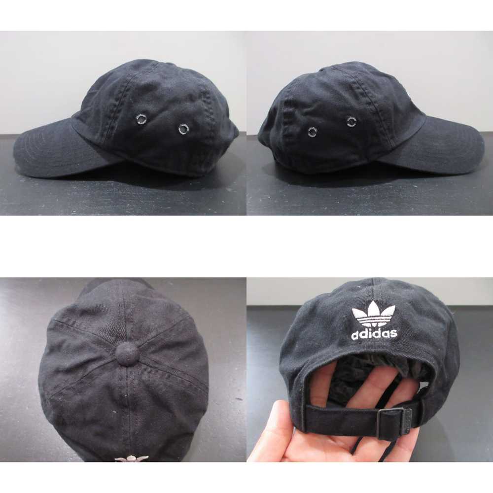 Adidas Adidas Hat Cap Strap Back Black White Tref… - image 4