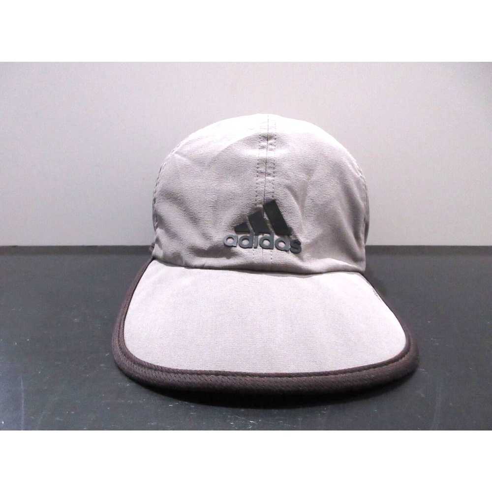 Adidas Adidas Hat Cap Strap Back Gray Black Run P… - image 1