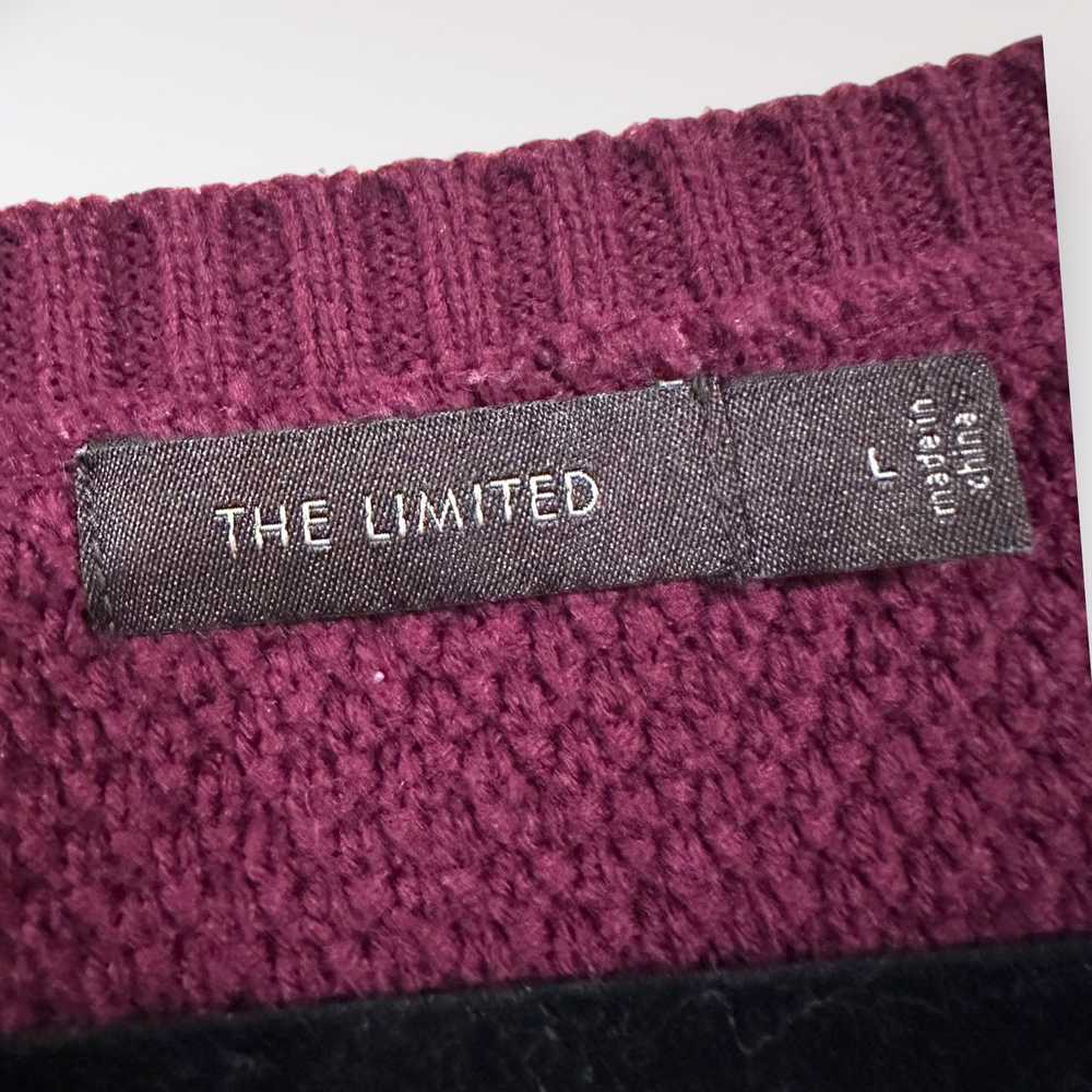 VTG The Limited | Large Cable Knit Short Sleeve T… - image 5