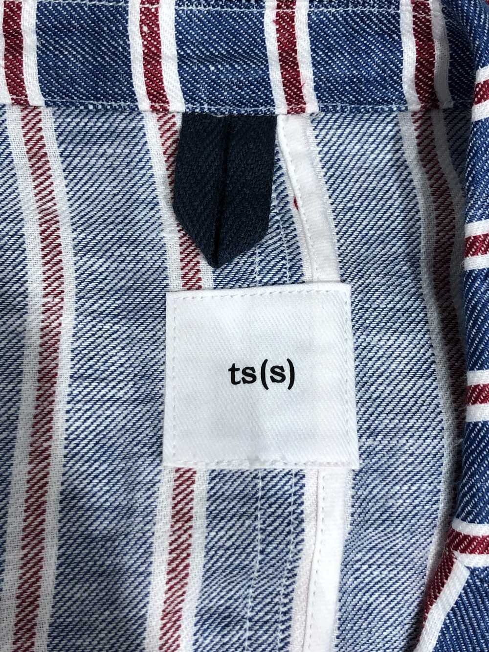 ts(s)/Jacket/L/Linen/BLU/Stripe/STRIPED SUIT JACK… - image 3