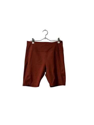 Girlfriend Collective bike shorts - red / rust XL