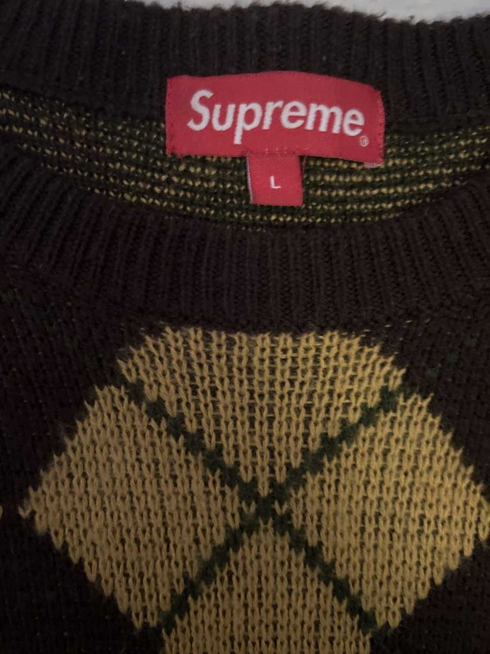 Supreme Supreme Argyle Sweater - image 2