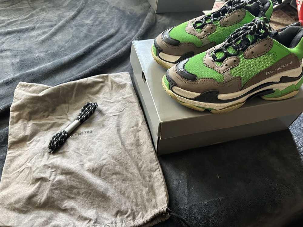 Balenciaga Balenciaga triple s green/grey - image 2