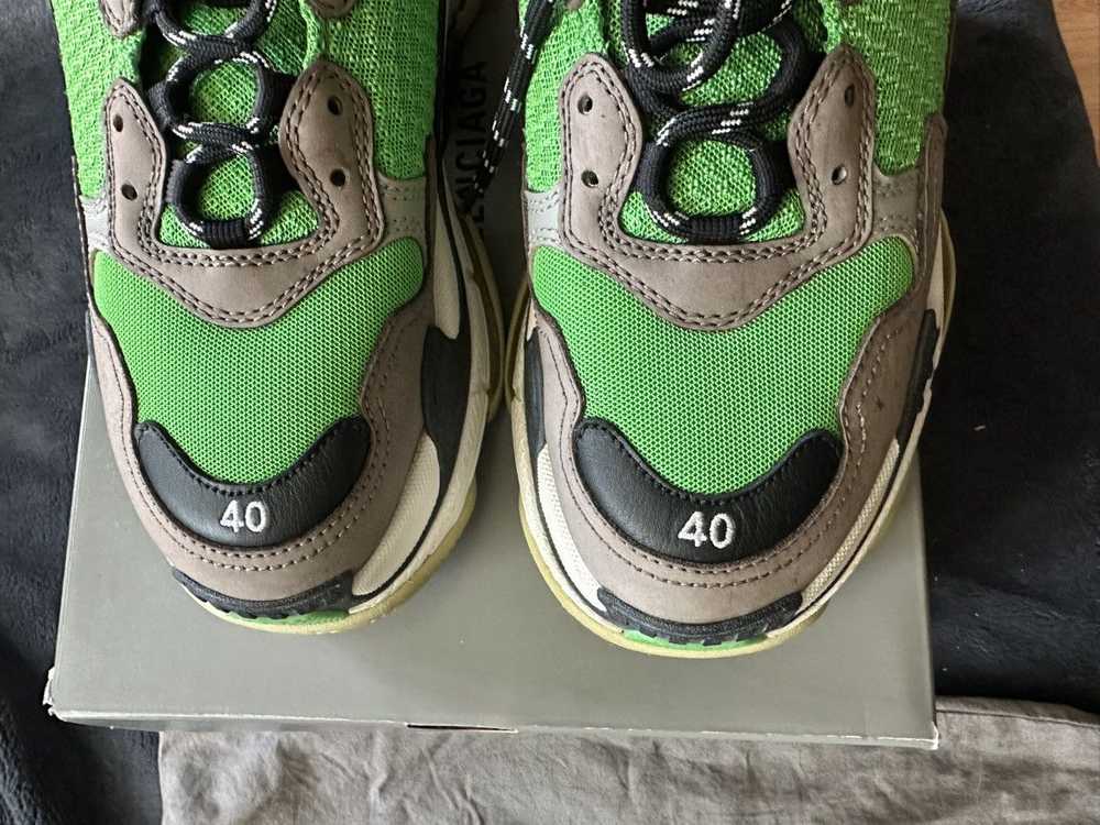 Balenciaga Balenciaga triple s green/grey - image 3