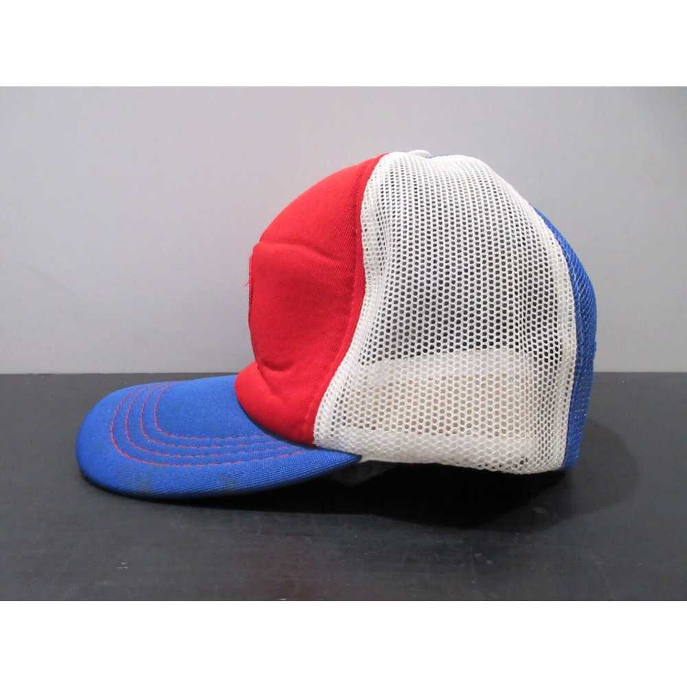 Disney VINTAGE Disney Hat Cap Snap Back Red Blue … - image 3