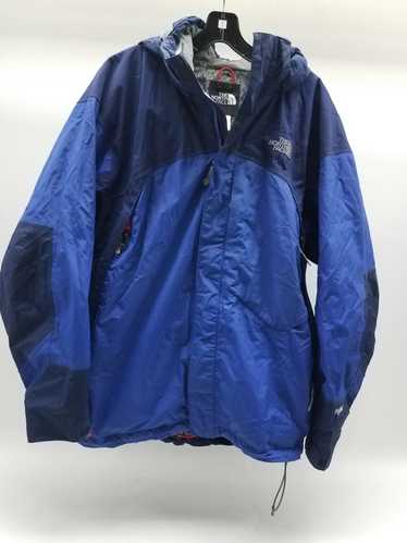 Men The North Face Coat Blue Regular L