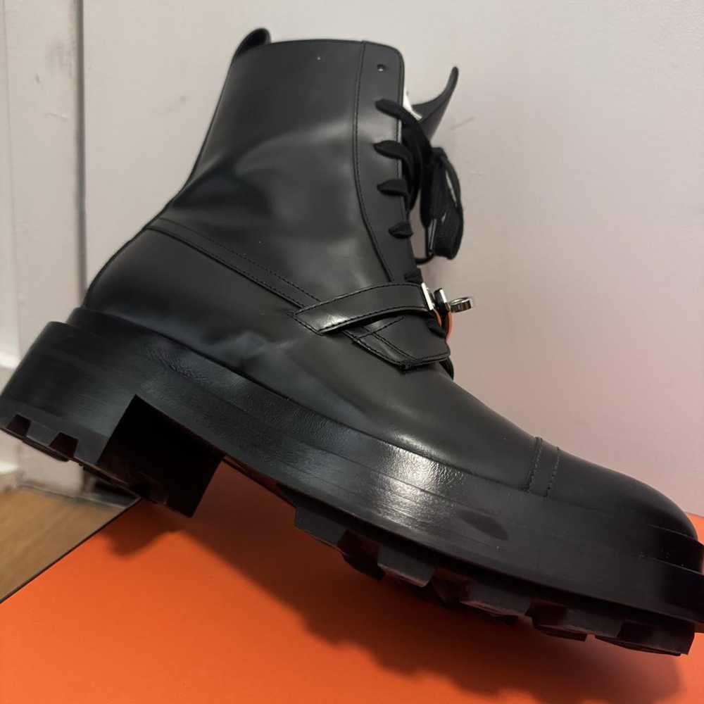 Hermès Leather boots - image 8