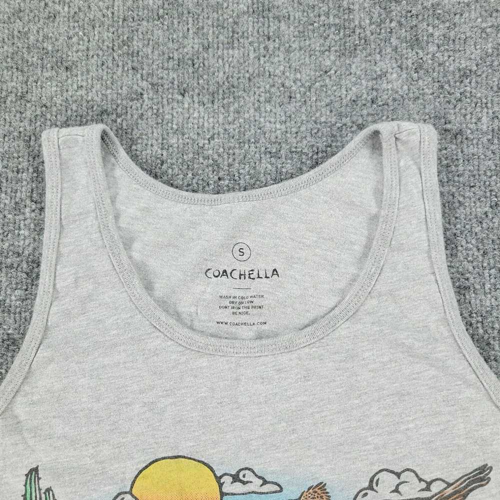 Vintage Coachella Tank Top Shirt Men's Small Gray… - image 3