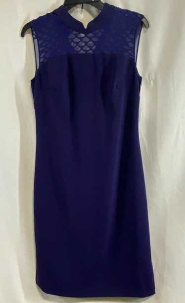 NWT Elie Tahari Womens Purple Lace Sleeveless Crew