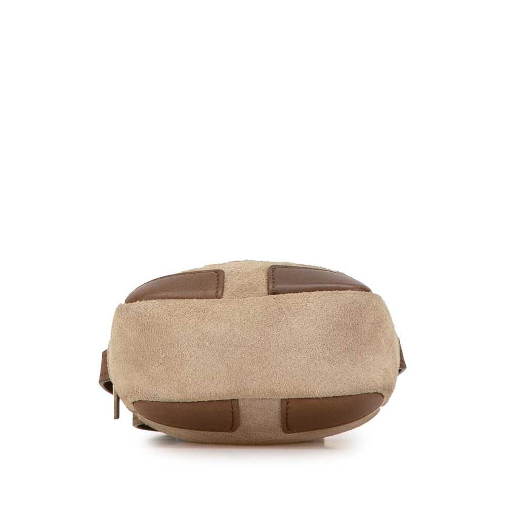 Brown LOEWE Suede Anagram Crossbody - image 3