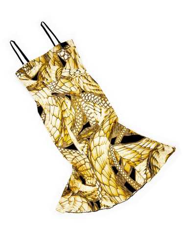 Just Cavalli insect wing print dress