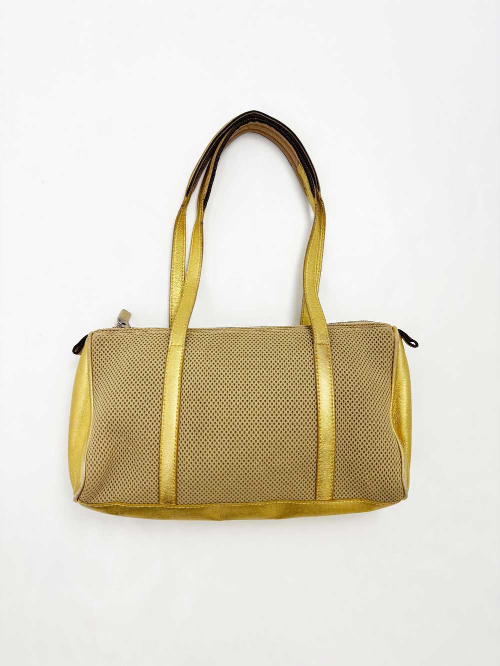 Miu Miu 90s gold leather bag - image 2