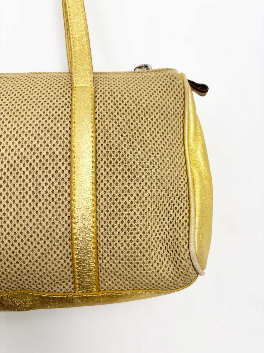 Miu Miu 90s gold leather bag - image 4