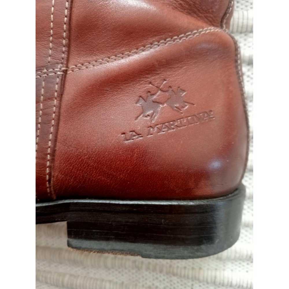 LA Martina Leather biker boots - image 9