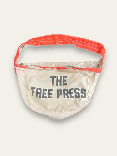 Vintage 1970’s The Free Press Newspaper Bag