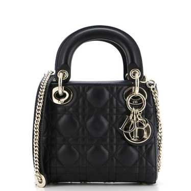 Christian Dior Lady Dior Bag Cannage Quilt Lambski