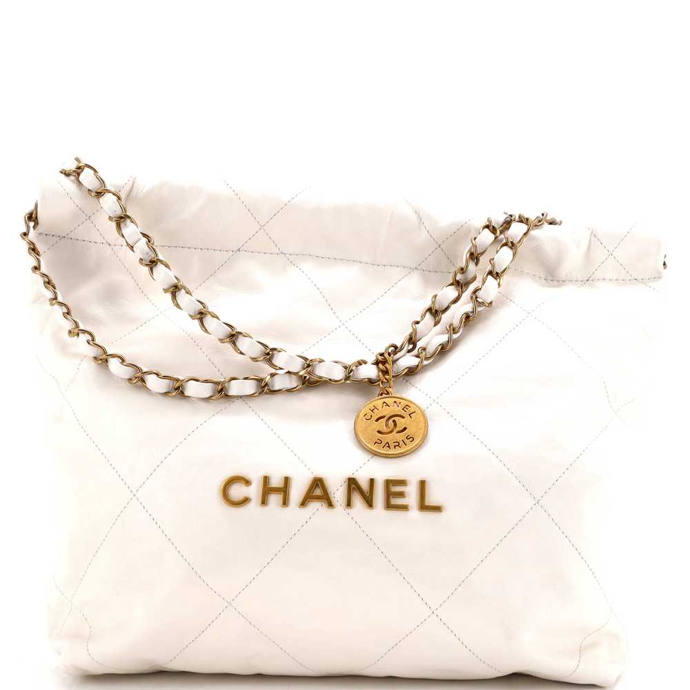 CHANEL 22 Chain Hobo Quilted Calfskin Small - image 1