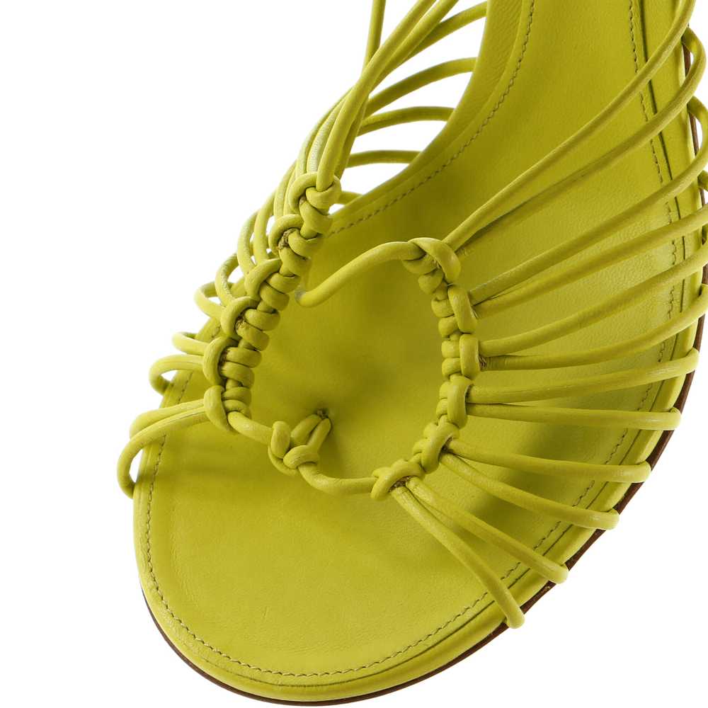 Bottega Veneta Women's Dot Lace Up Sandals Leather - image 5