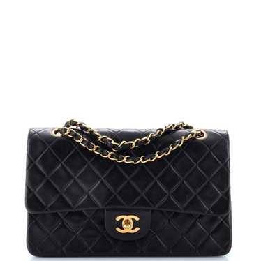 CHANEL Vintage Classic Double Flap Bag Quilted Lam