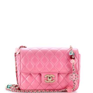 CHANEL Candy Heart Flap Bag Quilted Lambskin Small