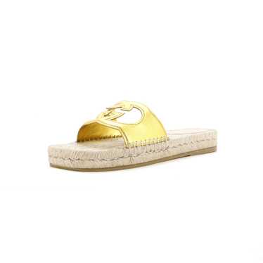 GUCCI Women's Interlocking G Cut-Out Espadrille Sl