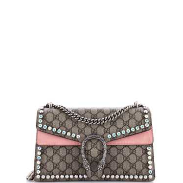 GUCCI Dionysus Bag Crystal Embellished GG Coated C