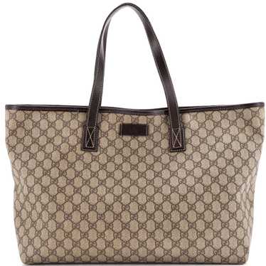 GUCCI Plus Tote GG Coated Canvas Large